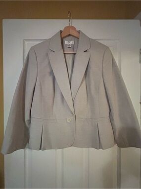 LOFT Light Gray Women's Blazer Jacket